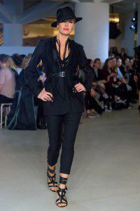 Katerina Geislerova Ready-to-Wear Collection Fall Winter 2017 Mercedes Benz Prague Fashion Week CREDIT: Guillaume Roujas