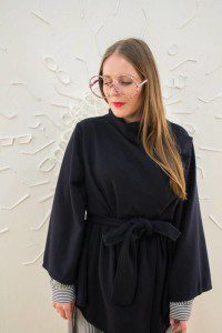 Designerka Blanka Rozova s brylemi z kolekce ONX PURE